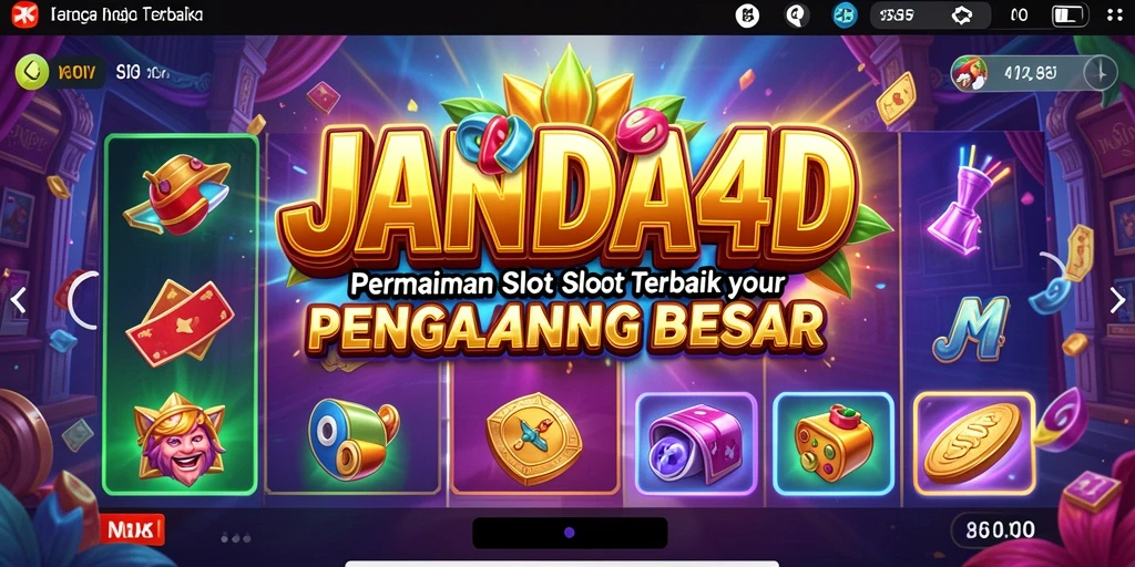 Tampilan gameplay seru dan menarik dari JANDA4D