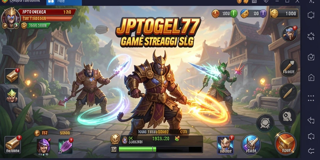 Tangkapan layar gameplay JPTOGEL77 menampilkan aksi strategi yang dinamis.