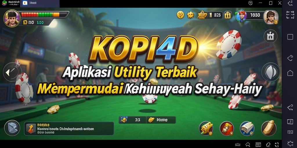 Screenshot utama KOPI4D menampilkan antarmuka intuitif dan fitur-fitur bermanfaat.