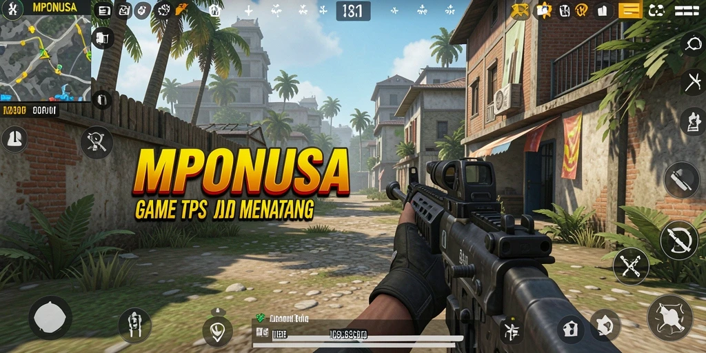 Tampilan gameplay MPONUSA yang menegangkan dan menarik.