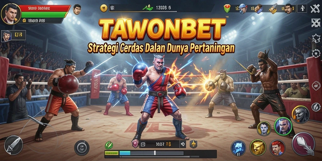 Tampilan gameplay menakjubkan dari TAWONBET dengan aksi strategi.